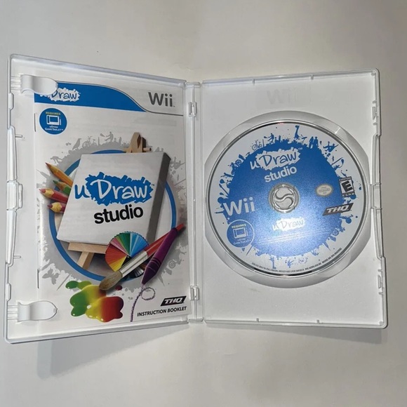 Pre-owned UDraw Studio Set. For Nintendo Wii. 2 Games and UDraw Pad.. - Picture 7 of 7